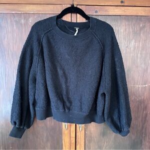 Free People boucle pullover